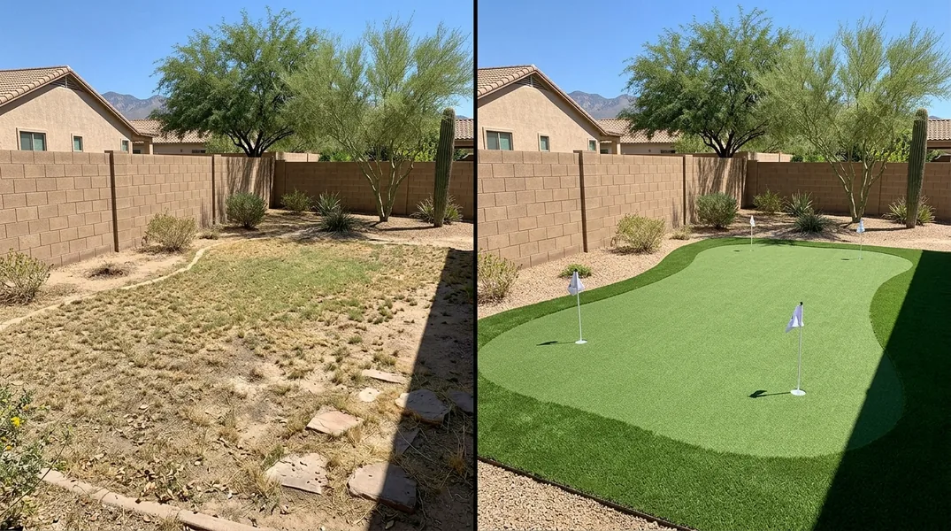 Tucson Artificial Grass Cost Guide 2026: Backyards, Pet Turf and Putting Greens