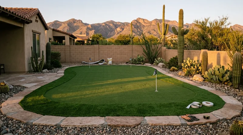 Putting Green Installation Tucson