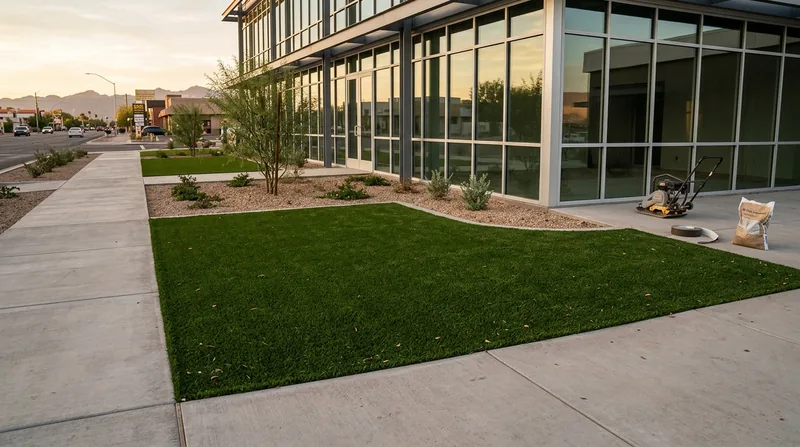 Commercial Artificial Grass Installation Tucson